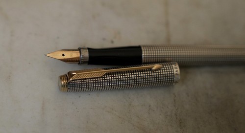 Stylo plume parker - 75, argent